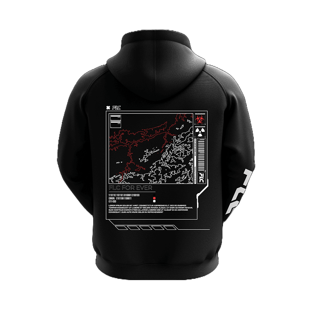 Hoodie FLC - Arrière - Noir